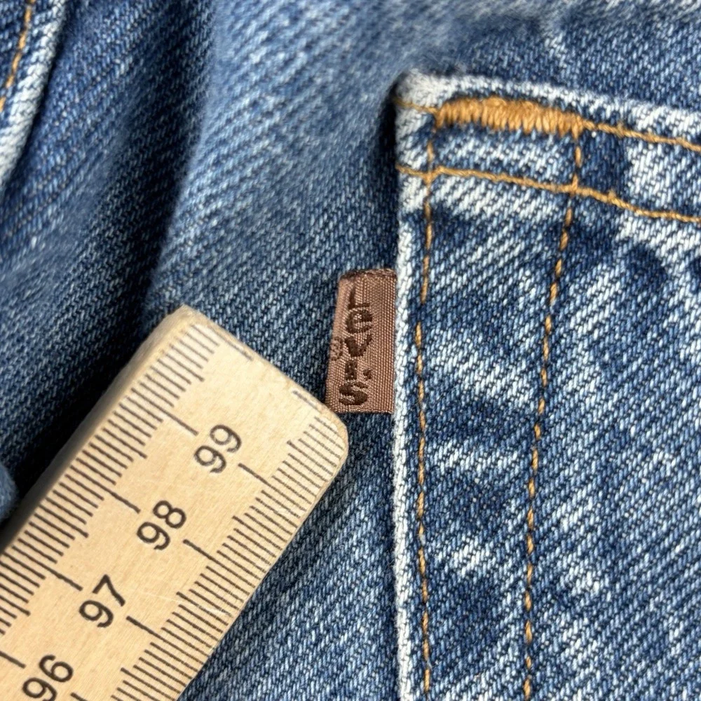 Vintage 1998 Levi's 540 Orange Tab Relaxed Jeans 44x36 (Fits 44x34)
